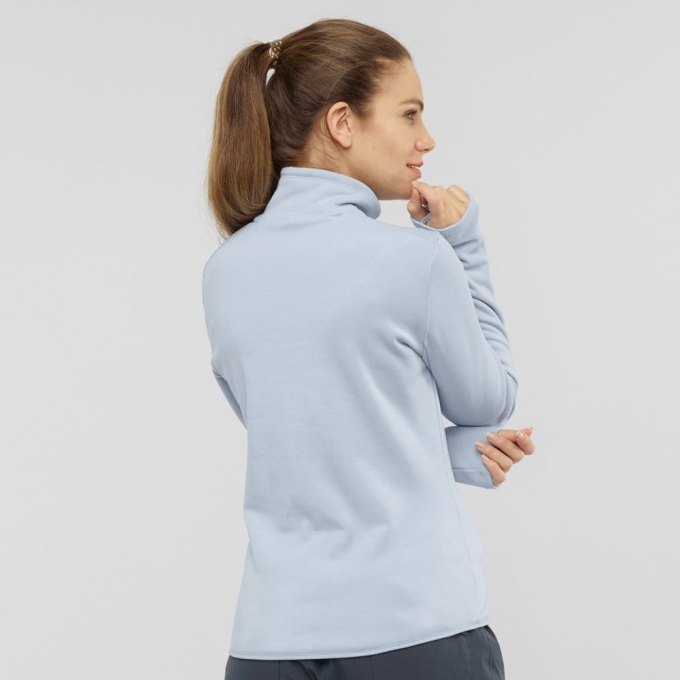 Blue Salomon WARM AMBITION HALF ZIP W Jacket Women's Midlayers | AE-053GXIS