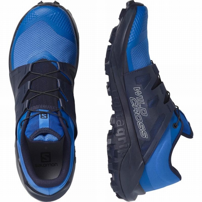 Blue Salomon WILDCROSS Men's Trail Running Shoes | AE-168PXBW