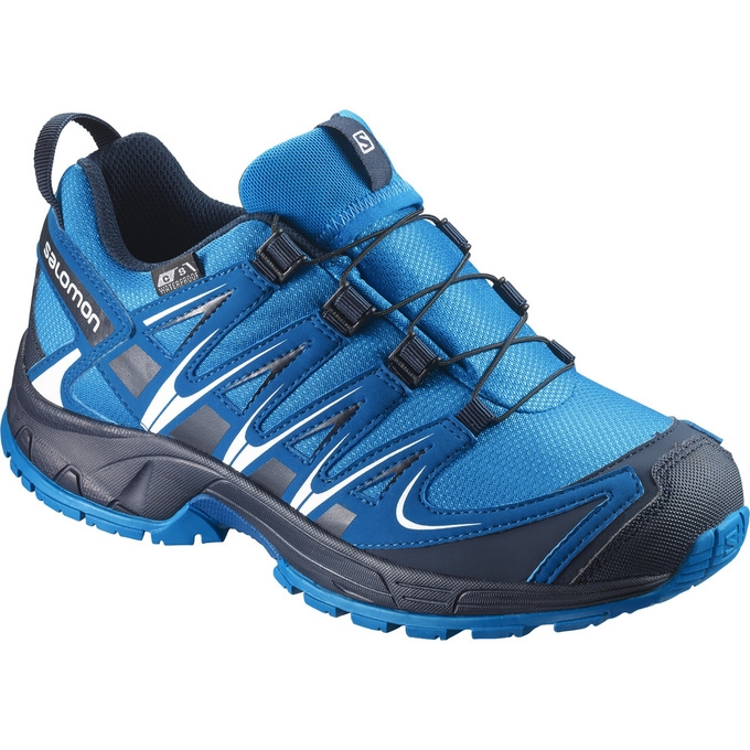 Blue Salomon XA PRO 3D CSWP K Kids\' Trail Running Shoes | AE-069WQNU