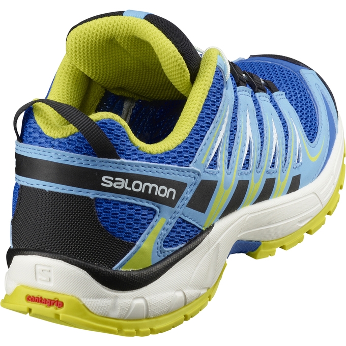 Blue Salomon XA PRO 3D J Kids' Trail Running Shoes | AE-471GULS