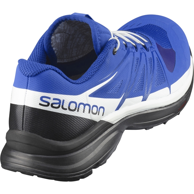 Blue / White / Black Salomon WINGS PRO 3 Men's Trail Running Shoes | AE-170OSMK