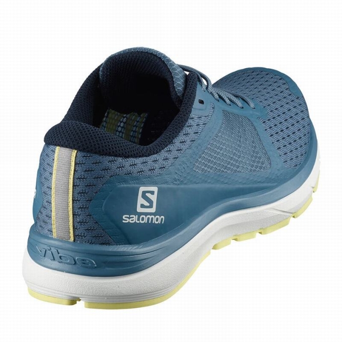 Blue / White Salomon VECTUR Women's Running Shoes | AE-671JAXE