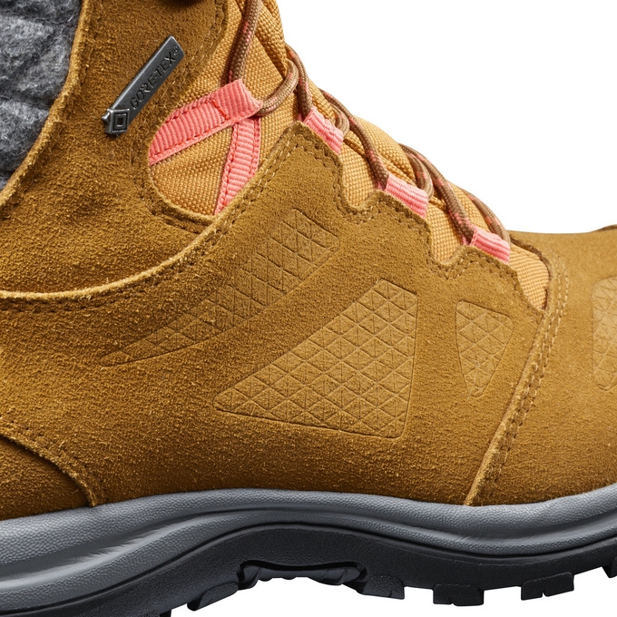 Brown Salomon ELLIPSE GTX Women's Winter Boots | AE-721DUJA