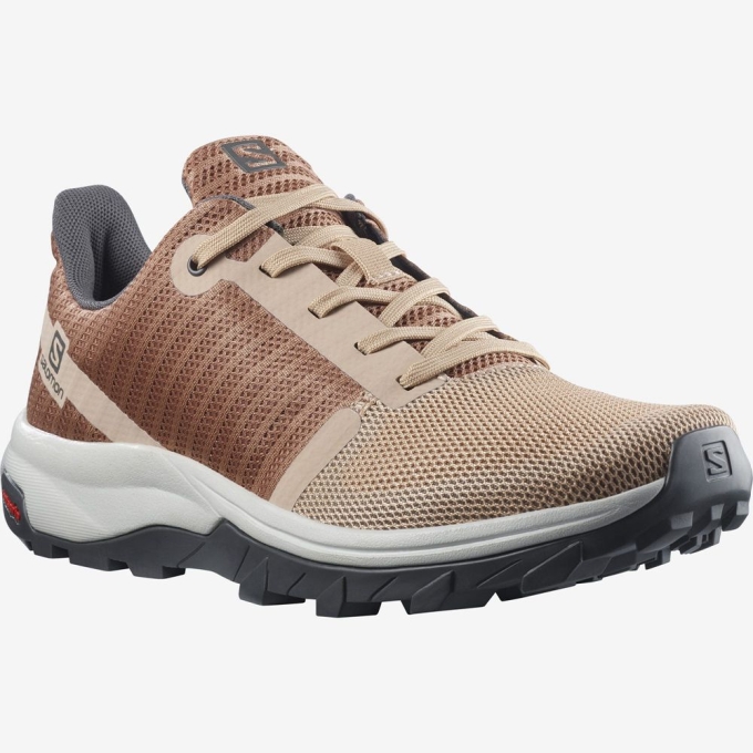 Brown Salomon OUTBOUND PRISM Women's Hiking Shoes | AE-820IFHL