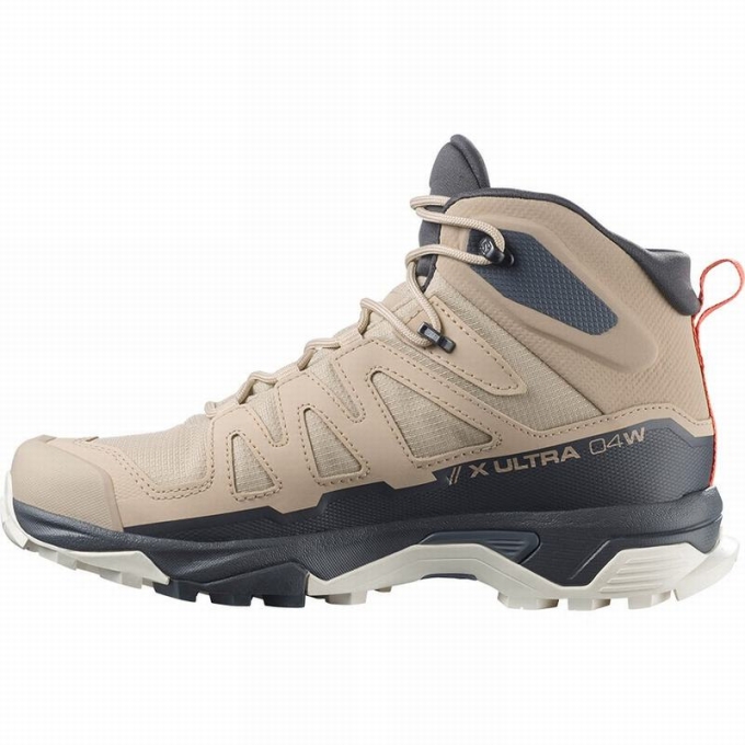 Brown Salomon X ULTRA 4 MID GORE-TEX Women's Hiking Boots | AE-871VLCG