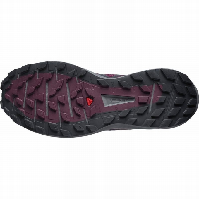 Burgundy Salomon SENSE RIDE 4 Women's Running Shoes | AE-758XCNA