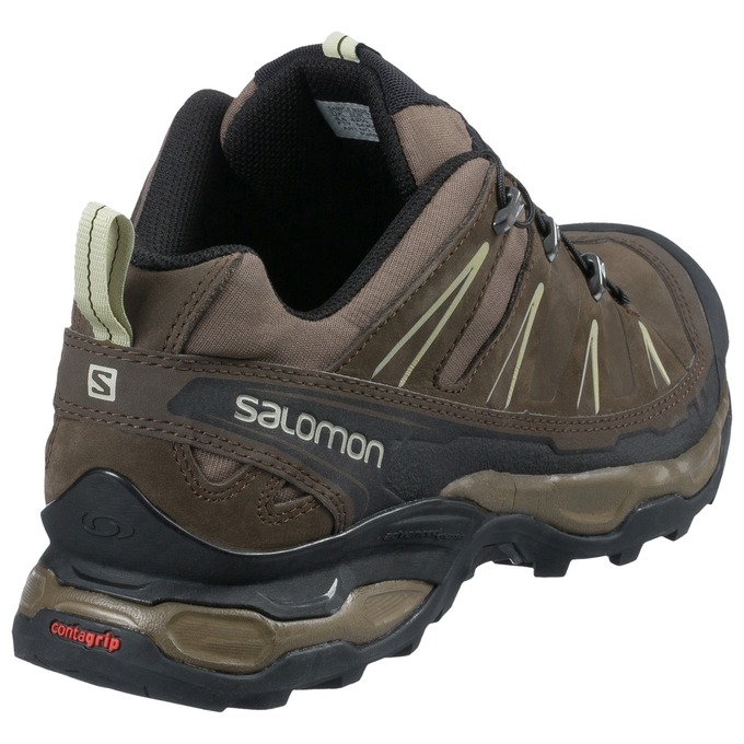 Chocolate / Black Salomon X ULTRA LTR Men's Hiking Shoes | AE-690AVET