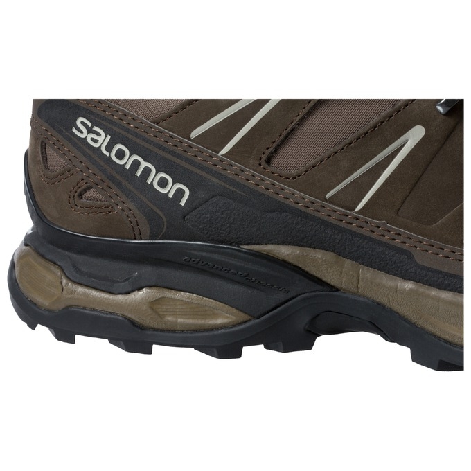 Chocolate / Black Salomon X ULTRA LTR Men's Hiking Shoes | AE-690AVET