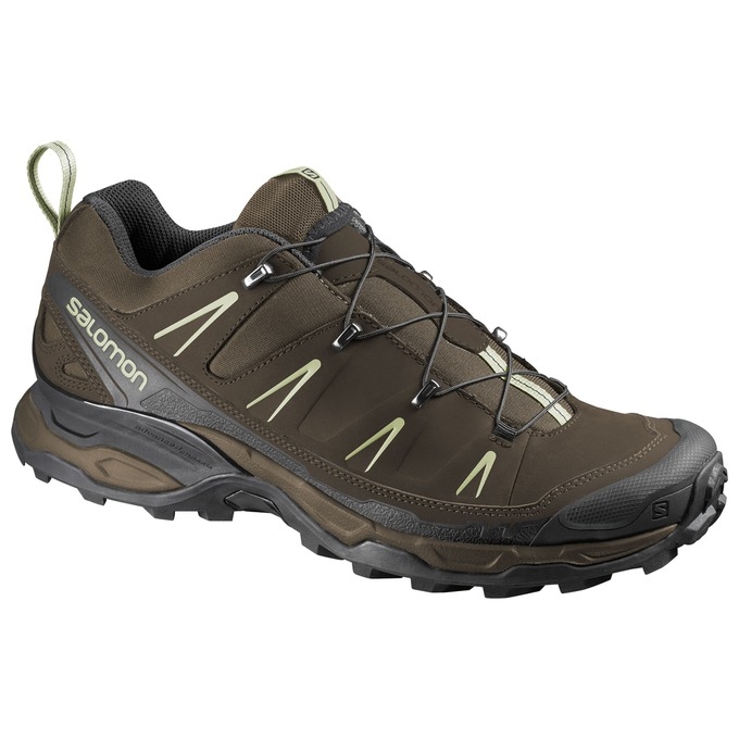 Chocolate / Black Salomon X ULTRA LTR Men\'s Hiking Shoes | AE-690AVET