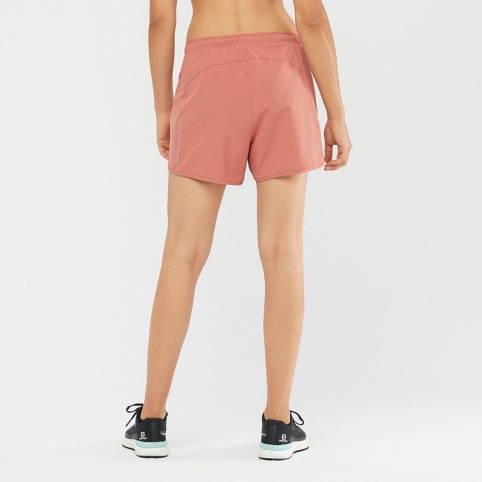 Coral Salomon AGILE Women's Shorts | AE-130YWJA