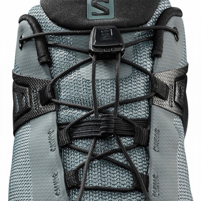 Dark Blue / Black Salomon X RAISE Women's Hiking Shoes | AE-093AJXL