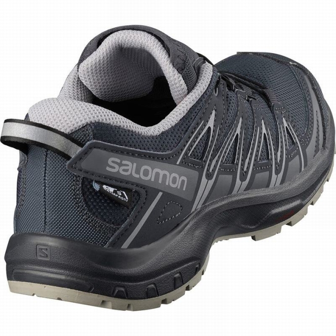 Dark Blue Salomon XA PRO 3D CSWP NOCTURNE J Kids' Hiking Shoes | AE-092SFVH