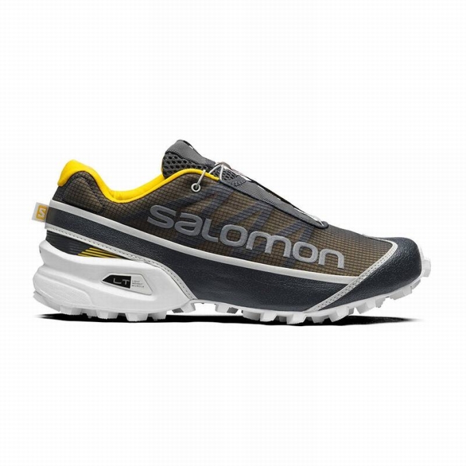 Dark Blue / Yellow Salomon STREETCROSS Women\'s Trail Running Shoes | AE-604AUJK