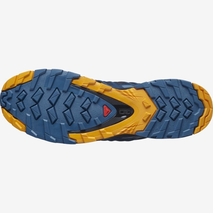 Dark Denim Salomon XA PRO 3D V8 Men's Trail Running Shoes | AE-052DENI