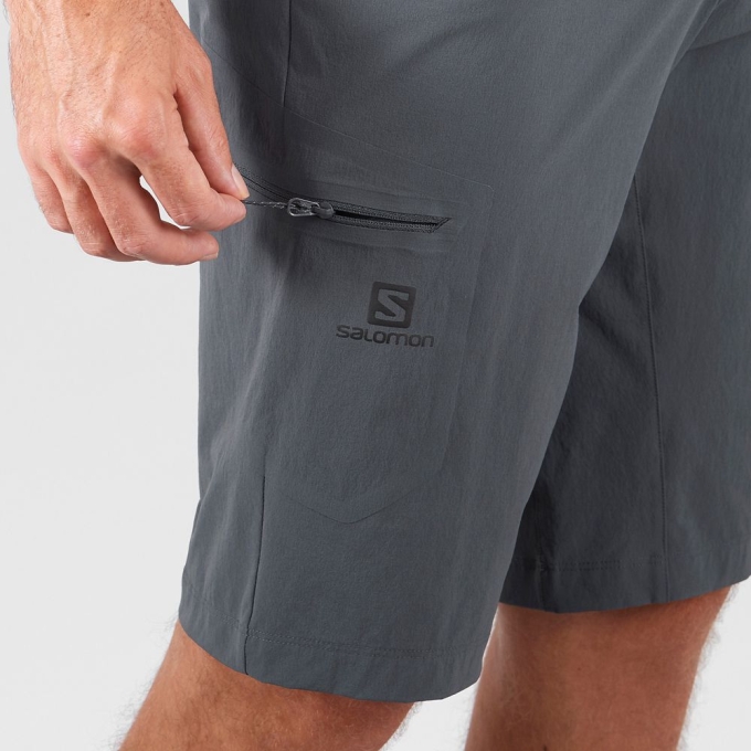 Dark Gery Salomon WAYFARER ALL SEASON STRAIGHT M Men's Shorts | AE-190DIQZ