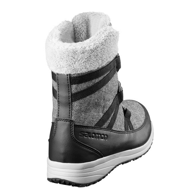 Dark Grey / Black Salomon HEIKA CS WP Men's Winter Boots | AE-597HZUC