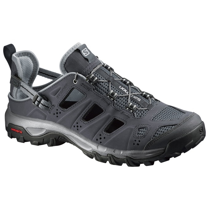 Dark Grey Salomon EVASION CABRIO Men\'s Water Shoes | AE-657NCRS