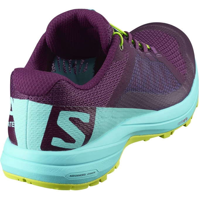 Deep Purple / Blue Salomon XA ELEVATE W Women's Trail Running Shoes | AE-073UMKO