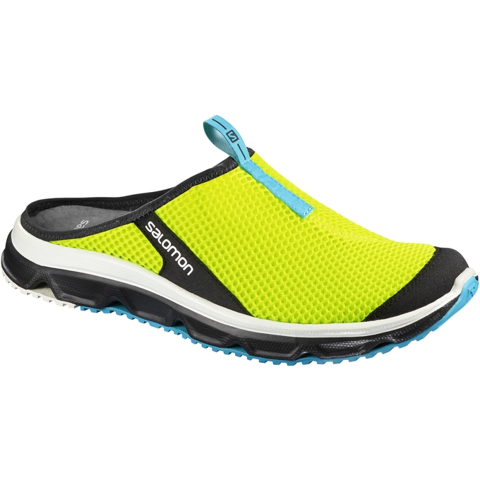 Fluorescent Green Salomon RX SLIDE 3.0 Men\'s Sandals | AE-683ICWK