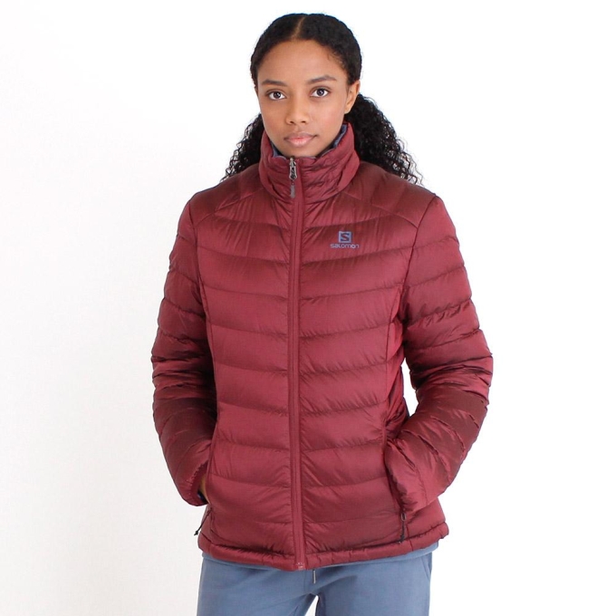 Fuchsia Salomon AGENTA REVERSIBLE JKT W Women's Jackets | AE-083HYLS