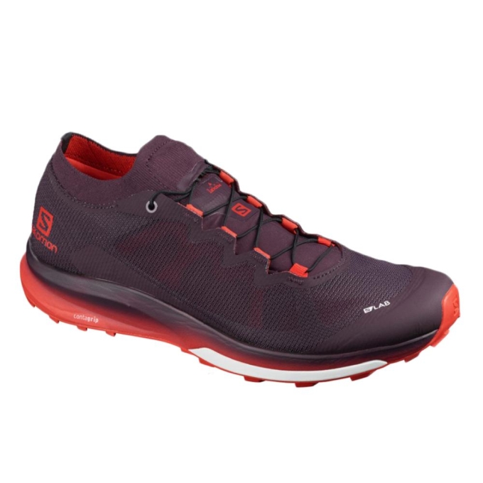 Fuchsia Salomon S/LAB ULTRA 3 Men's Road Running Shoes | AE-721UGKF