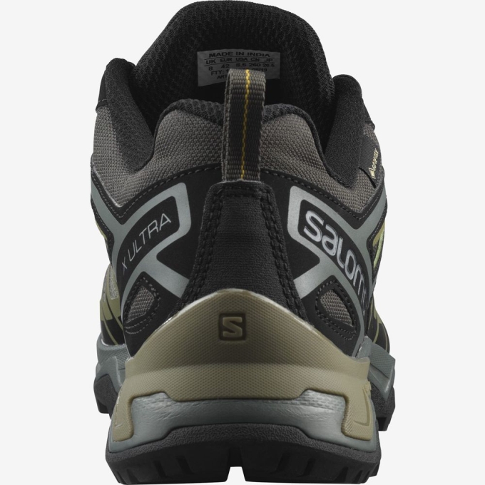 Gold Salomon X ULTRA 3 GORE-TEX Men's Hiking Shoes | AE-698TFHV