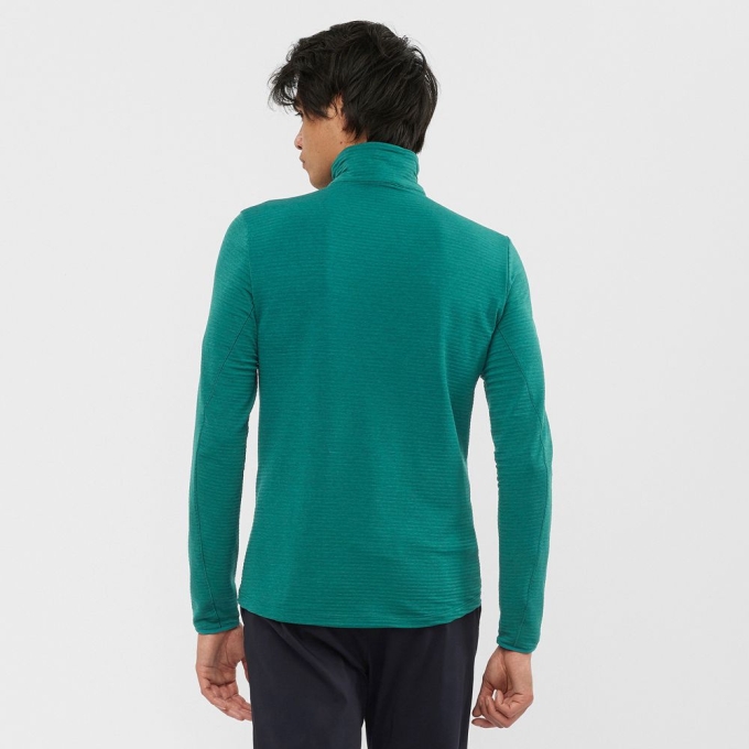 Green Salomon OUTLINE Men's Midlayers | AE-609CPQS