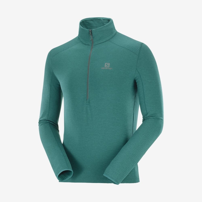 Green Salomon OUTLINE Men's Midlayers | AE-609CPQS