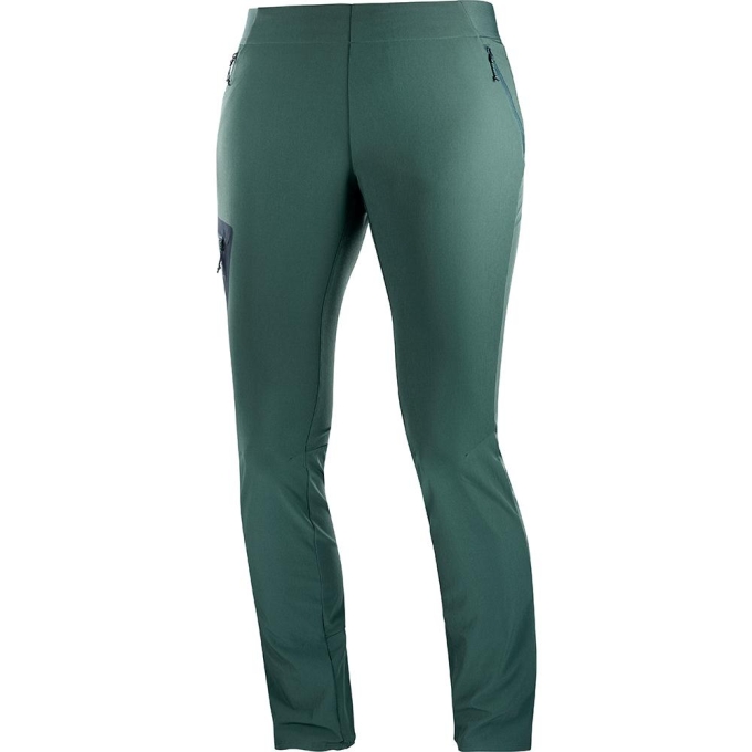 Green Salomon WAYFARER ALPINE W Women\'s Pants | AE-456FDKW