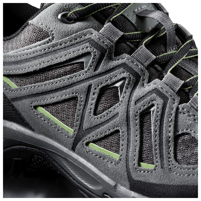 Grey / Black Salomon EVASION 2 AERO Men's Hiking Shoes | AE-372NPKW