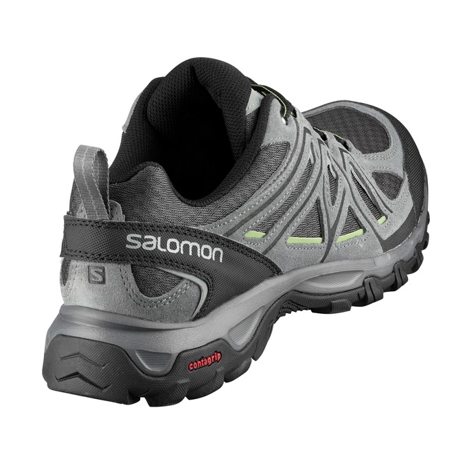 Grey / Black Salomon EVASION 2 AERO Men's Hiking Shoes | AE-372NPKW