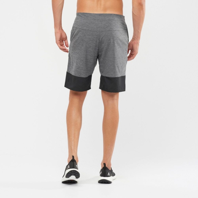 Grey / Black Salomon XA TRAINING Men's Shorts | AE-426XTDM