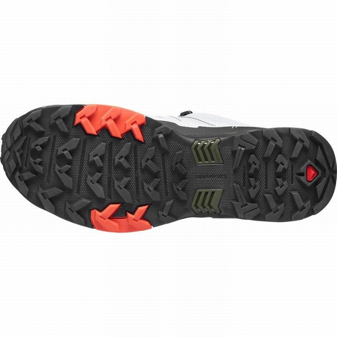 Grey / Black Salomon X ULTRA 4 GORE-TEX Men's Hiking Shoes | AE-136DETA