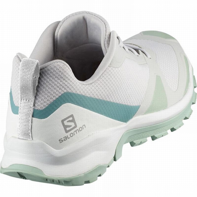 Grey / Light Turquoise Grey Salomon XA COLLIDER W Women's Trail Running Shoes | AE-728LYDQ