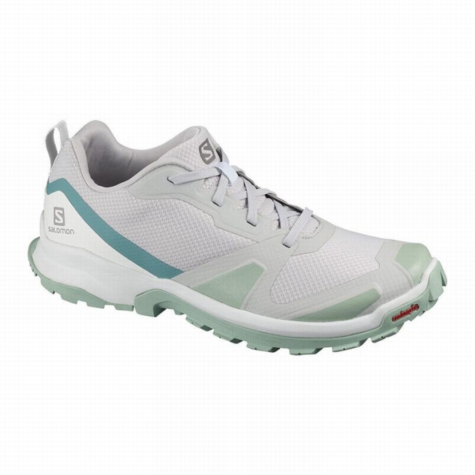 Grey / Light Turquoise Grey Salomon XA COLLIDER W Women\'s Trail Running Shoes | AE-728LYDQ