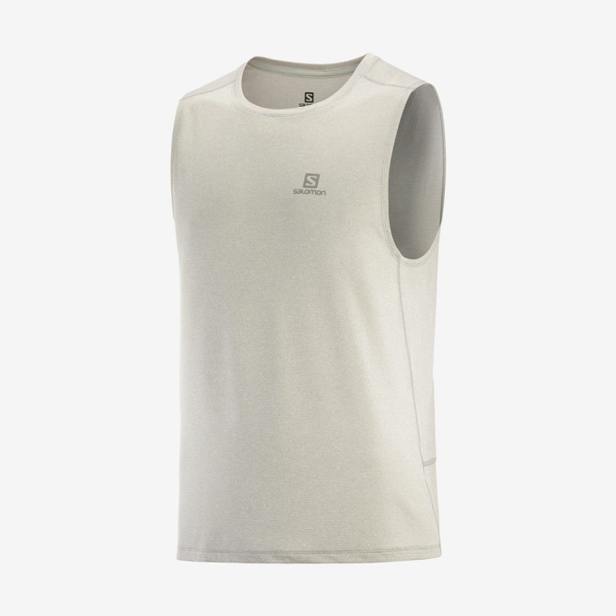 Grey Salomon AGILE M Men's Tank | AE-742UFEW