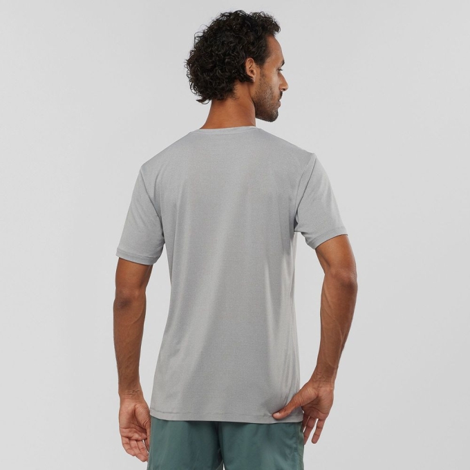 Grey Salomon AGILE TRAINING Men's Tops | AE-960ZDHR