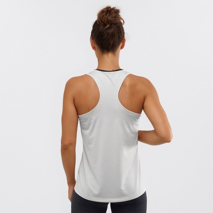 Grey Salomon AGILE Women's Tank | AE-815IGBF