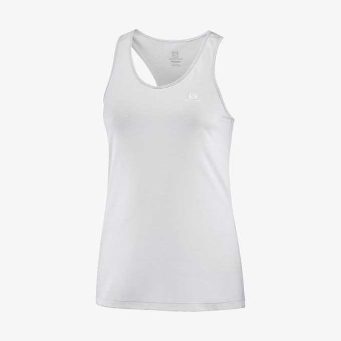 Grey Salomon AGILE Women's Tank | AE-815IGBF