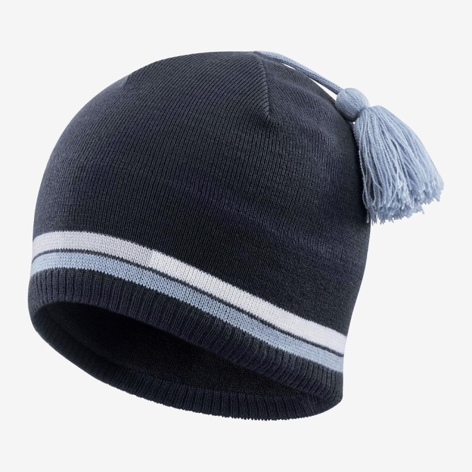 Grey Salomon ESE Men's Beanie | AE-469UHRF