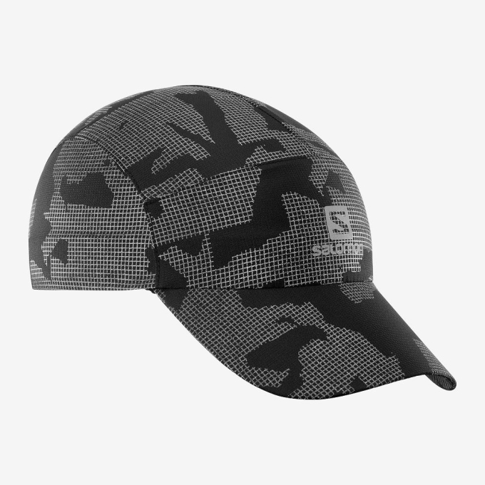 Grey Salomon REFLECTIVE Men's Caps | AE-745PCTW