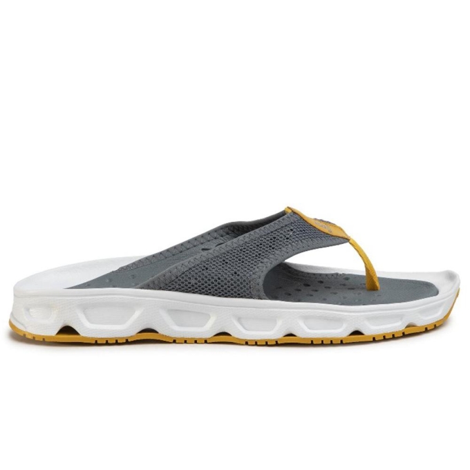 Grey Salomon RX BREAK 4.0 Men\'s Flip Flops | AE-815XLOA