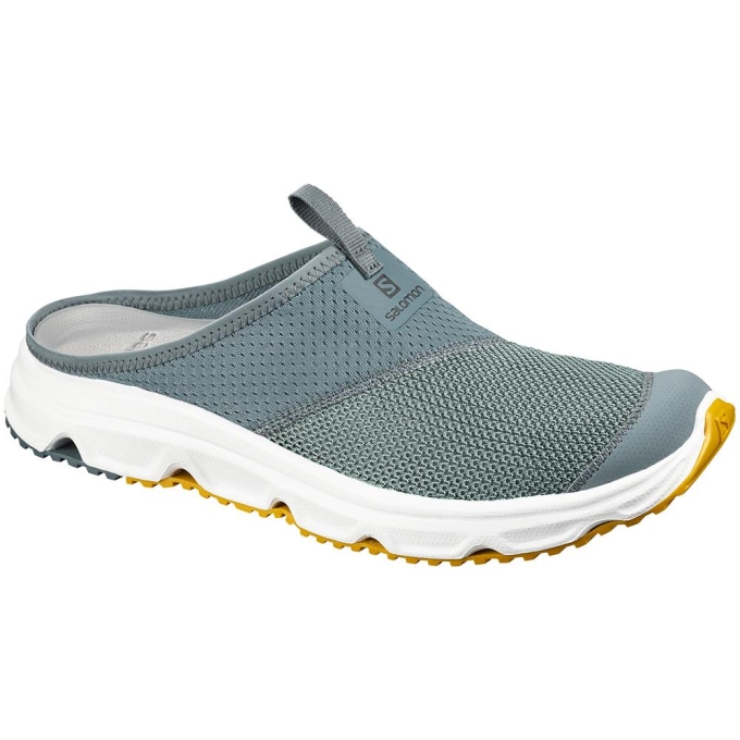 Grey Salomon RX SLIDE 4.0 Men's Sandals | AE-045NRZK