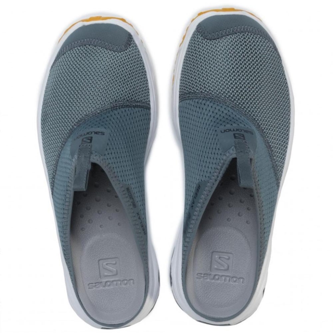 Grey Salomon RX SLIDE 4.0 Men's Sandals | AE-045NRZK