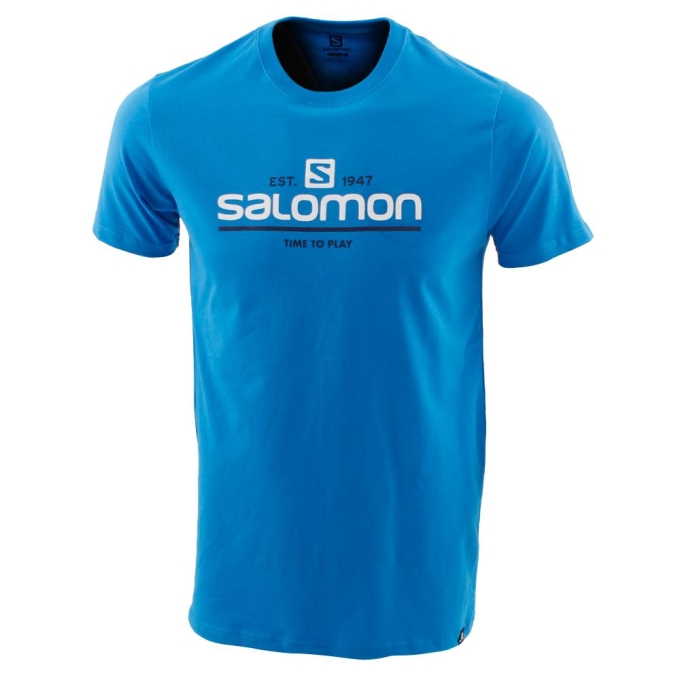 Grey Salomon TIME TO PLAY SS M Men's T Shirts | AE-139SMED