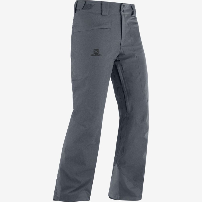 Grey Salomon UNTRACKED M Ski Men's Pants | AE-672LXUA