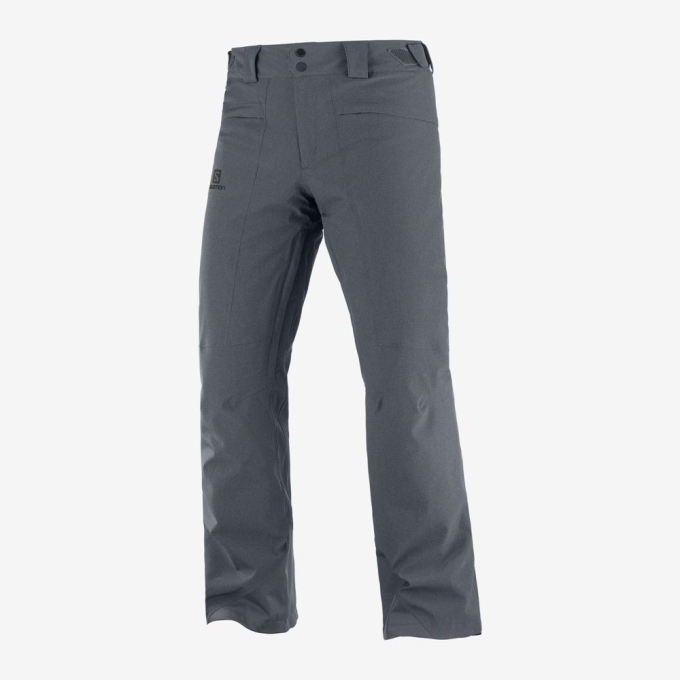 Grey Salomon UNTRACKED M Ski Men's Pants | AE-672LXUA