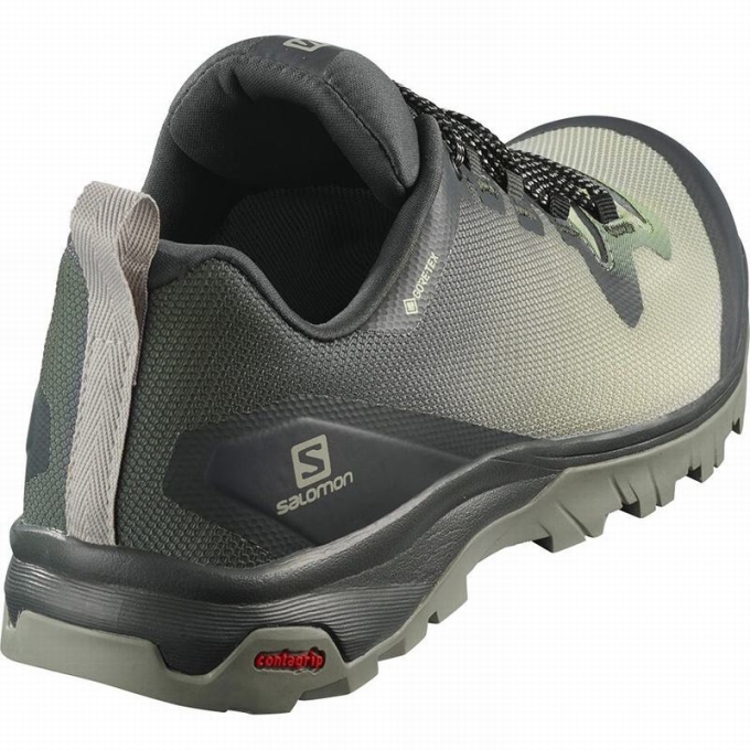 Grey Salomon VAYA GORE-TEX Women's Hiking Shoes | AE-891REUY