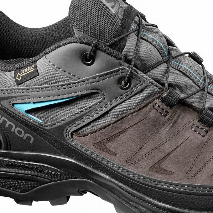 Grey Salomon X ULTRA 3 LTR GTX W Women's Hiking Shoes | AE-307JMSP