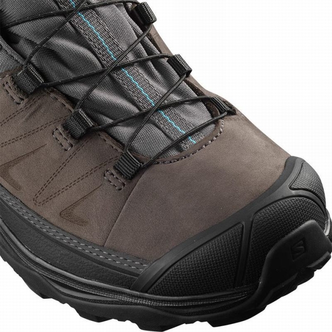 Grey Salomon X ULTRA 3 LTR GTX W Women's Hiking Shoes | AE-307JMSP